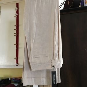 Banana Republic khaki linen pants
